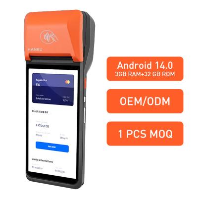 China All-in-One-POS Android-Batterie 3.8V 6400mAh 7.6V 3200mAh Einzelhandels-POS-Terminal 3GB RAM 32GB ROM-Terminal zu verkaufen