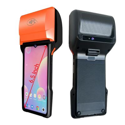 China 6400mAh Battery Capacity NFC Supported Dual Screen POS Terminal Android For Retail Business for sale