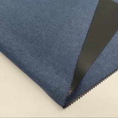 China 600D Cation Fabric 360g/M2 Flame Retardant Backpack Fabric With 0.47mm Thickness for sale