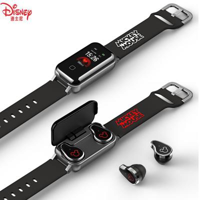 China Wifi Disney Audited Factory Mickey Mouse Bands V5.0 Smart Two-in-One Wristband In The Headphone Wearable Products Smart Wristband for sale