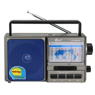 China 2021 PORTABLE fm solar radio wireless home classic solar radio FP-303BT-S for sale