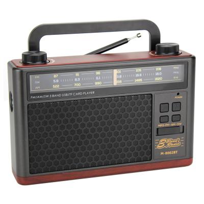 China 2021 Newest MEIER USB AM PORTABLE retro fm rechargeable portable radio am am fm M-8002BT for sale