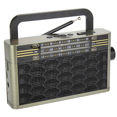 China M-8005BT PORTABLE retro style am fm radio multiband usb powered wireless multiband radio for sale