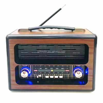 China 2021 retro radios aux. PORTABLE radio usb tf radio mp3 fm am switch 3 band wireless M-1915BT for sale