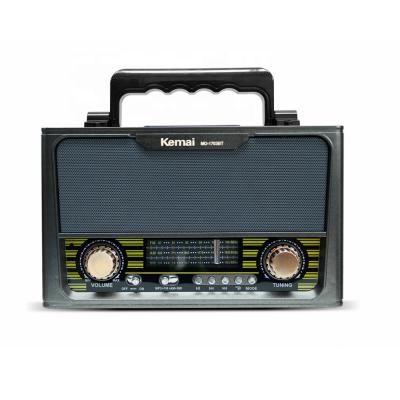 China Kemai 1703BT PORTABLE retro radios with USB/SD/TF input mp3 player for sale