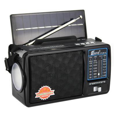 China PORTABLE FP-287-S am fm solar radio light switch 3 band torch powered radio dc solar radio multiband big battery for sale