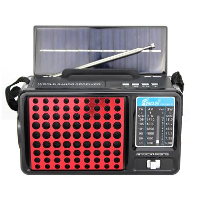 China FP-286-S PORTABLE Solar Powered Radio am solar fm switch 3 band radio with torch for sale