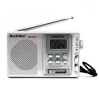 China Factory Kchibo digital radio pocket radio KK-979 mini AM fm PORTABLE digital switch 10 bands for sale