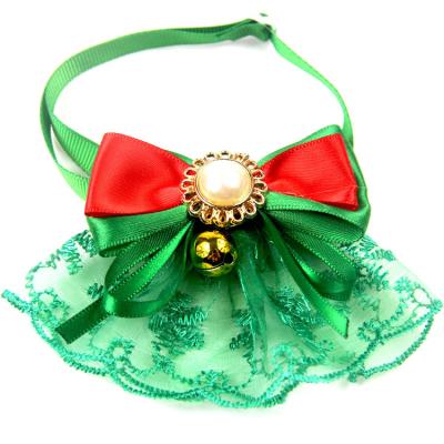 China Viable Wholesale Custom Christmas Decorations Supplies Ornaments Adjustable Dog Collar Dog Bow Tie for sale