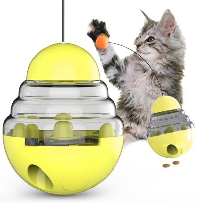 China 2021 Durable Durable Using Low Price Flip Ball Cat Toy Pet Toys Set For Permeable Cat for sale