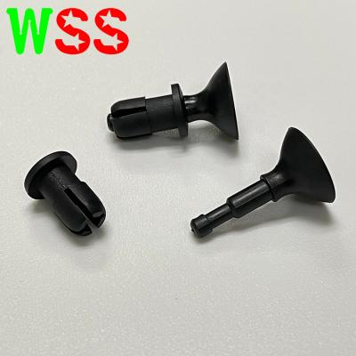 China White Plastic Countersunk Push Rivet Snap Rivet Black Pin Nylon Snap Rivet Lock for sale