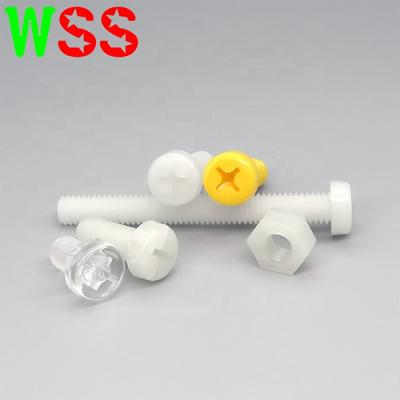 China Hot Selling Nylon Screw PA66 PA66 Nylon Plastic Nylon Hex Nut Plastic Nylon Nut for sale