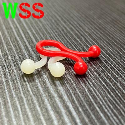 China Nylon Plastic Twist Lock Collar Twist Lock Wire Clip Wire Clip Twist Ties for sale