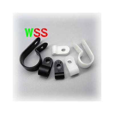 China Weichimei Nylon Staple Battery Cable Hot Nail Cable Tie Solar Cable Ties for sale