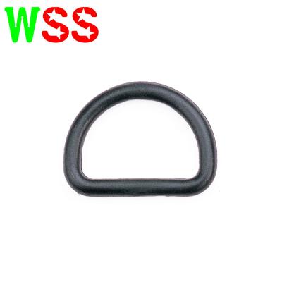 China Black Plastic WSS Belt Bag Accessories D Clip For Backpacks for sale