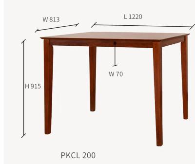 China Promotion Price FLB Small Volume High End Class Lumber Set Used Four Leg Bar Table for sale