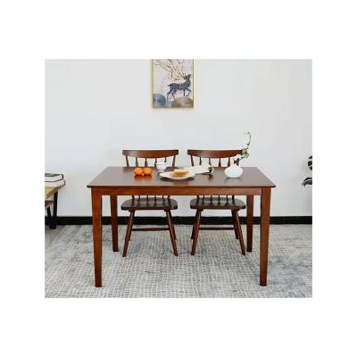 China Small volume manufacturers direct selling FLB high-end class of lumber set wood dining table for sale