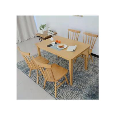 China Lumber solid wood dining table FLB small volume promotion high end class for sale for sale