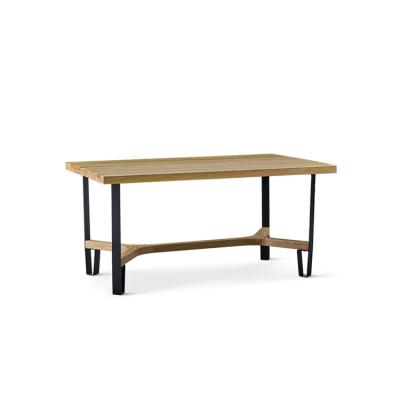 China China Supplier Wholesale Solid Oak Top Solid Wood Set 100% Solid Oak Dining Table for sale