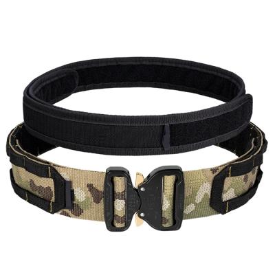 China Fashion Hot Sale Polyester Military Tactical Belt Heavy Duty 100% Nylon Warrior Belt for sale