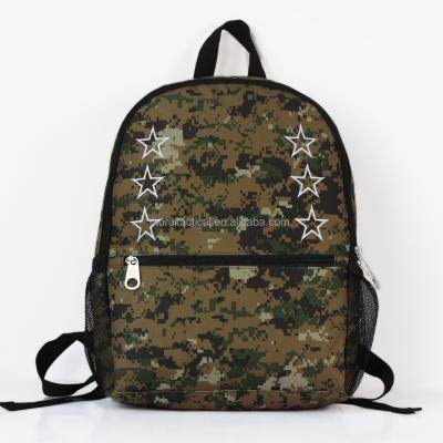 China New Style Waterproof Wholesale Camouflage Backpack Kids Backpack Schoolbag Boys Custom Logo for sale