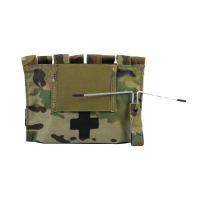 China High Quality Custom Camouflage IFAK Pouch Bag Military MOLLE Pouch Bag Water Proof Nylon Cordura EDC Pouch First Aid Medical Kit for sale