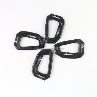 China Hot Selling Rubber Outdoor Carabiner Amazon Key Chains Outdoor Tactical Rifle 4 Pack Stock Ready To Ship for sale