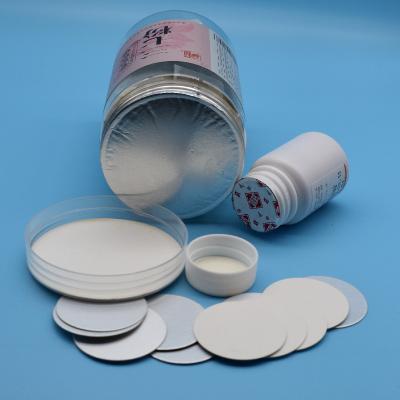 China Plastic and glass containers gasket foil liner for HDPE bottle induction two piece gaskets for sale