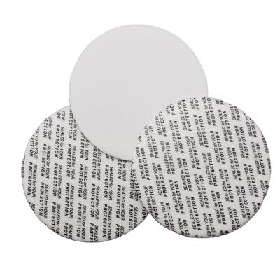 China Cosmetic Food Industry Gasket Cap And For Jar Self Stick Plastic Foam Pad for sale