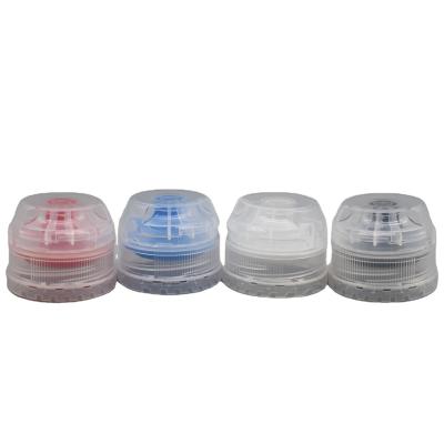 China No 38mm PP Spill Top Plastic Compression Cap Beverage Caps for sale