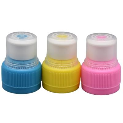 China Wholesale 28/38mm Push Pull Sports None Water Plastic Capsule With Cover for sale