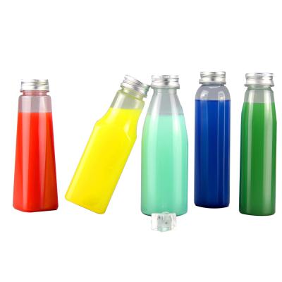 China 250-500ml Plastic Beverage and Beverage Bottles of Fresh Juice Juice Bottles Wholesale for sale