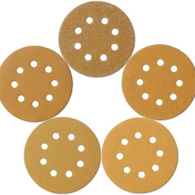 China For Automotive Abrasive Tools 125Mm Auto Sand Car 5.6Inch Round Paper Hook And Loop Sanding Disc for sale