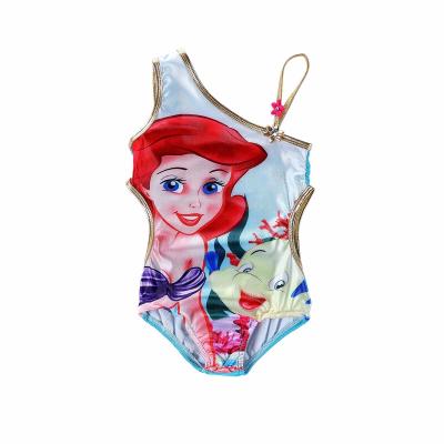 China Cartoon antibacterial mermaid printing cross-borderbaby girls' one-piece s swimwear children's clothing for sale