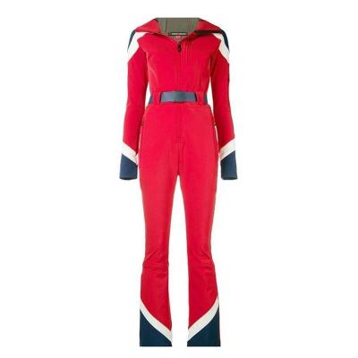 China Popular Waterproof Women Snow Sports Wear Ski Jumpsuit Skiing Overall Snowboard Suit for sale