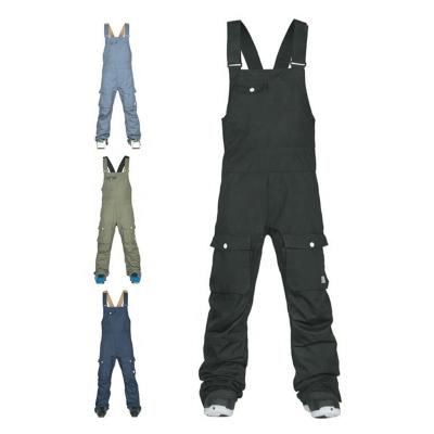 China Overall Skiing Braces Winter Waterproof Hot Selling Ski Pants Waterproof Men Trousers for sale