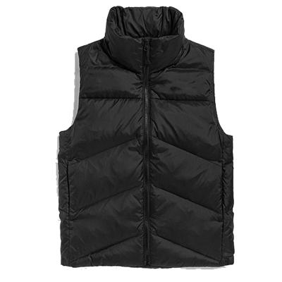 China Breathable Black Lightweight Warm Vest Women's Padded Stripper Vest For Women chaleco for sale