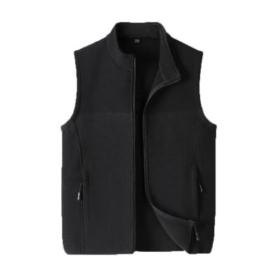 China Fashion Fleece Men's Warm Waistcoat Breathable Micro Sleeveless Jacket No Hood Winter Waistcoat for sale