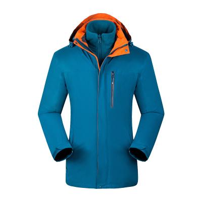 China Windproof Waterproof Coat Outwear Men's Anorak Warm Rise Clothes 3 In 1 Jacket Outdoor Custom Logo Polyester Clothing Standard 100% Adults for sale