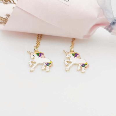 China CLASSIC animal chain Autumn And Winter Manufacturer Spot of Unicorn Necklace Personality Simple Sweater new European and American color for sale