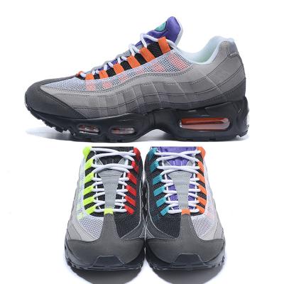 China PVC High end custom men's shoes, thick soled retro running shoes, classic air cushioned women's shoes, casual sports outdoor shoes for sale