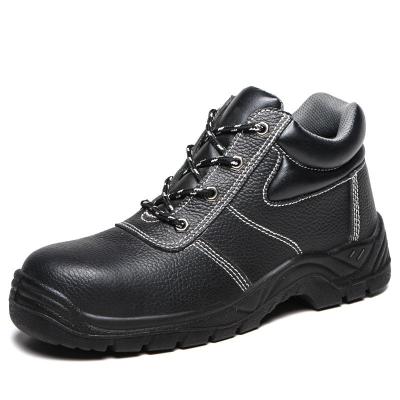 China Wholesale High Quality Steel Toe Men's Safety Shoes Work Anti-Knock Safety Boots Steel Toe Safety Shoes for sale