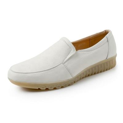 China Factory Wholesale Genuine Leather Anti-slip White Anti-slip Comfortable Nurse Shoes For Men for sale