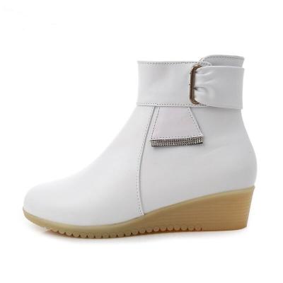 China Wholesale Hot Selling Hot Nurse Cow Leather Factory White Anti Slip Women Anti Slip Hospital Work Shoe for sale