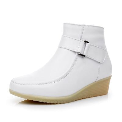 China Wholesale Hot Selling Hot Nurse Cow Leather Factory White Anti Slip Women Anti Slip Hospital Work Shoe for sale