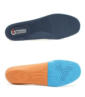 China Insurance Shoes Work Insoles Wholesale Comfortable Breathable Safety Insole Arch Support Orthopedic Insole For Shoes for sale