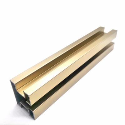 China Slotted Metal Stainless Steel Trim Strips Profile 6.5ft To 8ft for sale