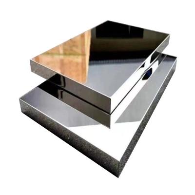 China 25mm 8K Mirror Aluminium Honeycomb Composite Panel Lightweight Sandwich Panel for sale