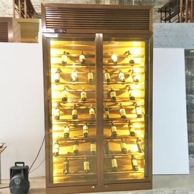 Cina Stainless SteelHighend Wine Cabinet Wine Rack Display Cabinet ISO No.4 HL in vendita