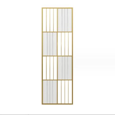 China High End Glass Metal Stainless Steel Screen Room Partition Villa Club Decoration Background Wall for sale